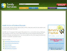 Tablet Screenshot of familyservicesnew.org
